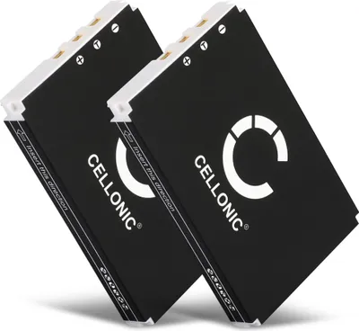 Image de CELLONIC 2x Batterie pour Télécommande Compatible avec Logitech Harmony 915 Remote, Harmony 1100 Remote, Harmony 1000 Remote, 190582-0000 - (1300mAh, 3.7V)