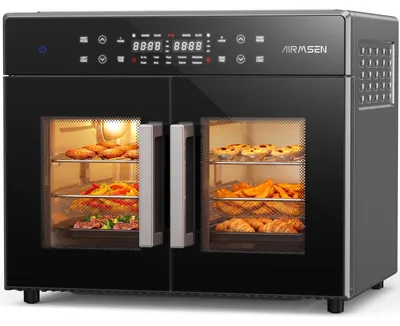 Heißluftfritteuse 30 l Dual Zone, 2400 W, Timer, Touch-Steuerung