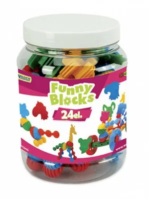Produktbild von funny Blocks junior 24-teilige Bauklötze