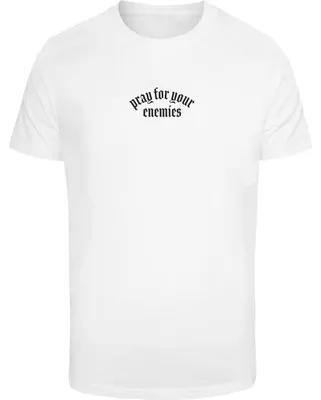 Produktbild von Mister Tee - "Pray For Your Enemies" T-Shirt für Herren TN2125 (XS) (Weiß)