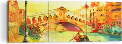 Produktbild von Bild auf Leinwand - Leinwandbild - Venedig Gondel - 120x40cm - Wand Bild - Wanddeko - Wandbilder - Leinwanddruck - Bilder - Kunstdruck - Wanddekoration - Leinwand bilder - Wandkunst - CA120x40-3841