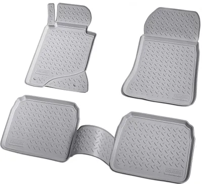 Image de Caoutchouc Paillassons pour Mercedes Classe E W124 S124 Bj 1984-1997 Gris + Bord