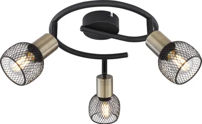 Zdjęcie produktu dla GLOBO 54028-3, Czarny, Metal, IP20, I, E14, 40 W