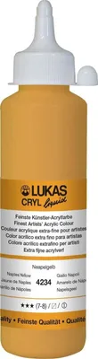 Obrázok produktu pre Lukas Cryl Liquid Akrylová farba 250 ml Naples Yellow 1 ks
