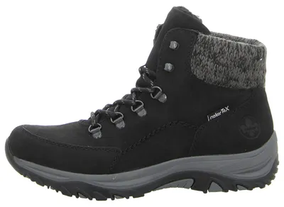 Produktbild von Rieker Damenschuhe Schnürstiefel Schwarz Freizeit