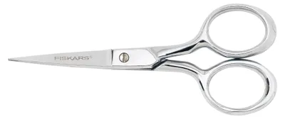 Productafbeelding van Fiskars 12-92977097J, gesmede schaar met lange handgreep, 10,2 cm, grijs