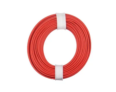 Image de Câble toronné en cuivre  0,50 mm² / 10 m / rouge