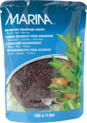 Produktbild von Marina Aquarienkies Gravel Burgandy 450 g