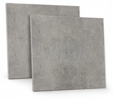 Produktbild von STYLER Akustikpaneel 2x60x60 cm Betonoptik modernes Wandpaneel Schalldämmung Wanddekoration für Wohnzimmer Büro Schlafzimmer CONCRATE