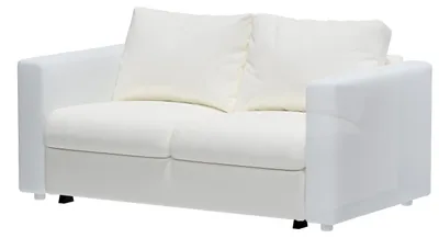 Produktbild von Dekoria Bezug für Vimle 2-er Bettsofaelement, weiss, 160 x 98 x 83 cm
