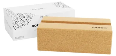 Image de Bloc de yoga en liège Kintex, 22 cm x 12 cm x 7,5 cm