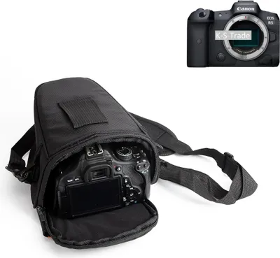 Produktbild von K-S-Trade Kameratasche Fototasche Schultertasche Umhängetasche kompatibel mit Canon EOS R5 Colt für Systemkameras Schutzhülle bag Zubehörtasche