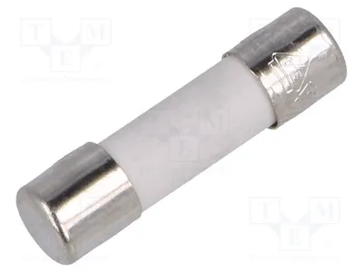Obrázok produktu pre 5 x poistka: keramická, valcovitá, 250 V AC, pomalá charakteristika, 4 A, 5x20 mm, UDA 4 A, 250 V