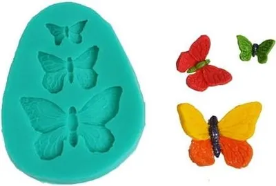 Immagine prodotto di stampo in silicone per farfalle 3D