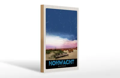 Produktbild von Holzschild Reise 20x30cm Hochwacht Ostsee Strand