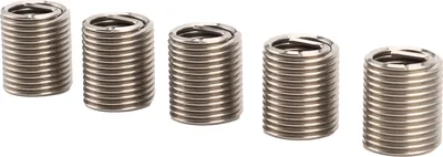 Imagen del producto de 5 piezas de insertos roscados, tuercas reductoras macho/hembra para reparación, herramienta, acero inoxidable, fijación M20x2.5x2D
