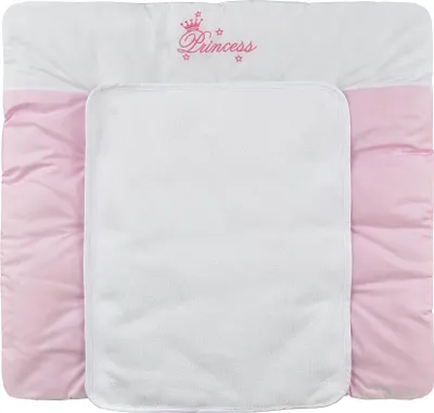 Produktbild von Baby-Delux Wickelauflage  70x75 inkl. abnehmbarer Frotteeauflage Princess Wickelunterlage Wickelkommode, Wickeltisch Baumwolle waschbar