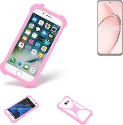 Produktbild von K-S-Trade Handy Hülle kompatibel mit Oppo A3 5G CPH2683 Schutz Hülle Bumper Silikon Schutz Hülle Cover Case Silikoncase Silikonbumper TPU Softcase