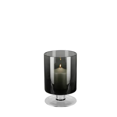Produktbild von Fink Vase Windlicht Glas grau