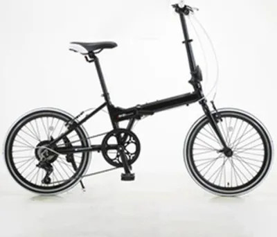 Produktbild von Qian klapprad Bike Fahrrad Alu Rahmen Shimano 7Speed Faltrad 20Zoll Schwarz