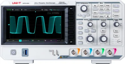 Zdjęcie produktu dla Oscyloskop pamięci masowej UNI-T UPO1204, 4-kanałowy, 200 MHz, 2 GSa/s