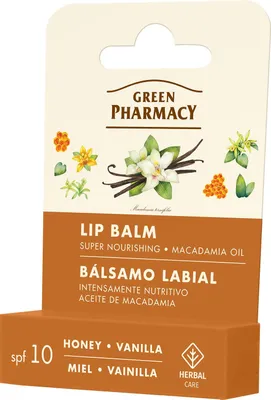 Obrázek produktu pro Bálsamo Labial GREEN PHARMACY Lip Care Nourishing SPF 10 Paraben (3,6 g)