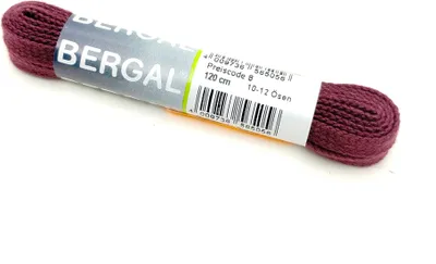 Produktbild von Bergal Schnürsenkel flach 120cm bordeaux