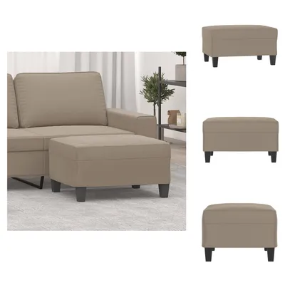 Produktbild von vidaXL Fußhocker Taupe 70x55x41 cm Mikrofasergewebe -  Polsterhocker
