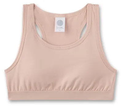 Productafbeelding van Sanetta meisjesbustier, nude kleur | Afneembare padding | Bustier voor meisjes