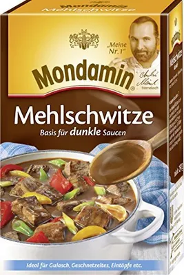Produktbild von Mondamin Klassische Mehlschwitze dunkel, 4er-Pack (4 x 250 g)