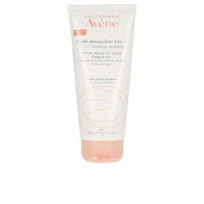 A product shot of a tube of Avène 3 in 1 Make-up Remover Fluid.