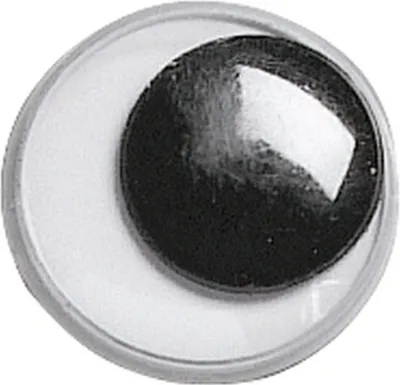 Image de KNORR prandell 218386935 Yeux vacillants autocollants Ø 14 mm blanc avec pupille noire