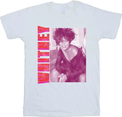 Obrázok produktu pre Whitney Houston - Tričko "Whitney" pre mužov BI48983 (M) (White)