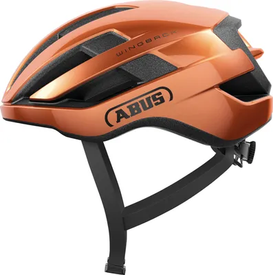 Zdjęcie produktu dla Kask szosowy ABUS WingBack - prosty kask szosowy do sportowej jazdy codziennej i rekreacyjnej - dla dorosłych i nastolatków - pomarańczowy, rozmiar L (57-61 cm)