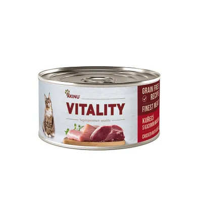Obrázek produktu pro Akinu VITALITY Kuřecí & kachní maso konzerva pro kočky 70 g