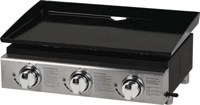 Image de Plancha "Presto 3" - 3 Brûleurs - 7.5kW - Gris