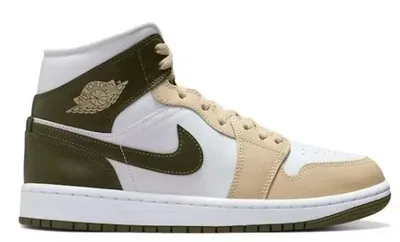 Obrázok produktu pre Nike Air Jordan 1 Mid Olive beige olive BQ6472-120 Dámske tenisky veľkosť 40