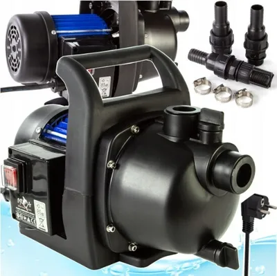 Produktbild von Gartenpumpe 1" 1200W Fördermenge max. 3200 l/h Teichpumpe Wasserpumpe Pumpe Hauswasserwerk Förderhöhe max. 40 m