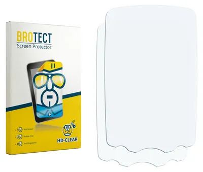 Produktbild von 2x Für Garmin GPSMAP 60Cx Schutzfolie BROTECT Displayschutz Display Schutz Folie Klar Transparent
