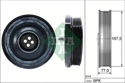 Zdjęcie produktu dla Koło Pasowe Wału Korbowego Bmw E90/F20/F30 2,0D 10-