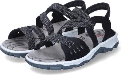 Produktbild von Rieker Komfort Sandalen Damen 31383131353234 Schwarz 37 EU