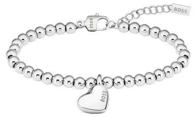 Image de Bracelet romantique en perles d'acier pour femmes 1580642
