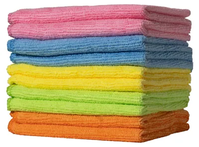 Mikrofasertücher, 10er-Set, fusselfrei, mehrfarbig, 20 x 25 cm, waschbar