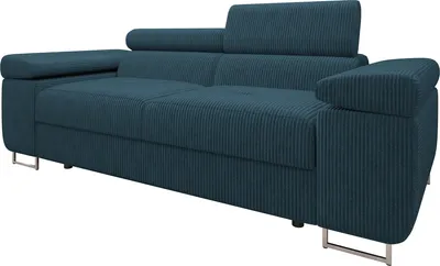 Produktbild von MIRJAN24 Sofa Torezio 2, Couch mit Einstellbare Kopfstützen,  2-Sitzer, Wohnzimmer, 198x102x70-90 cm (Farbe: Poso 05)