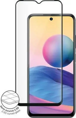 Produktbild von BigBen Connected, Ölabweisende 2.5D Glas-Displayfolie für Xiaomi Redmi 10, Schwarz transparent
