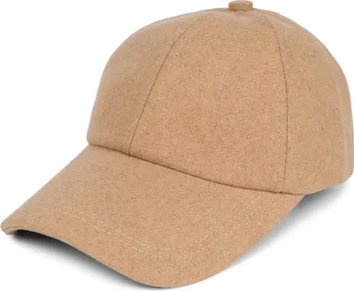 Produktbild von styleBREAKER Uni Baseball Cap Einfarbig in Flanell Optik mit Wolle, 6-Panel Basecap, Metallschnalle verstellbar 04023088