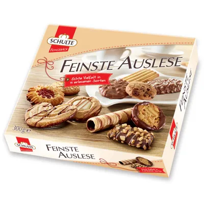 Obrázok produktu pre Schulte Feinste Auslese Skutočná odroda v 11 vynikajúcich príchutiach 300g