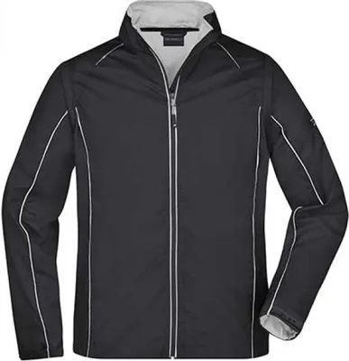 Produktbild von 2 in 1 Jacke mit abzippbaren Ärmeln black/silver, Gr. L
