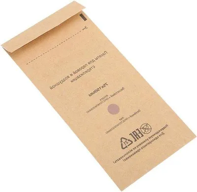 Imagen del producto de Bolsas de esterilización para instrumentos de odontología, cosmética y manicura, de 130 x 200 mm y 75 x 150 mm, paquete de 100 unidades