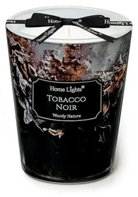 Produktbild von Duftkerze im Glas Tabak Noir 190g Soja 1-Docht 40h Brenndauer Rauchfrei